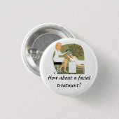 Badge Rond 2,50 Cm Traitement facial (Devant & derrière)