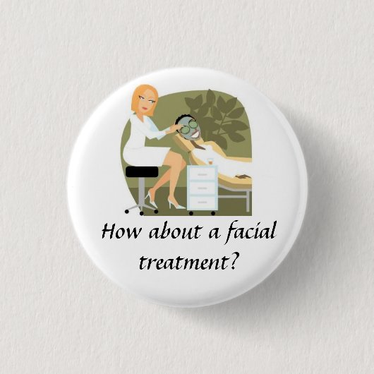 Badge Rond 2,50 Cm Traitement facial (Devant)