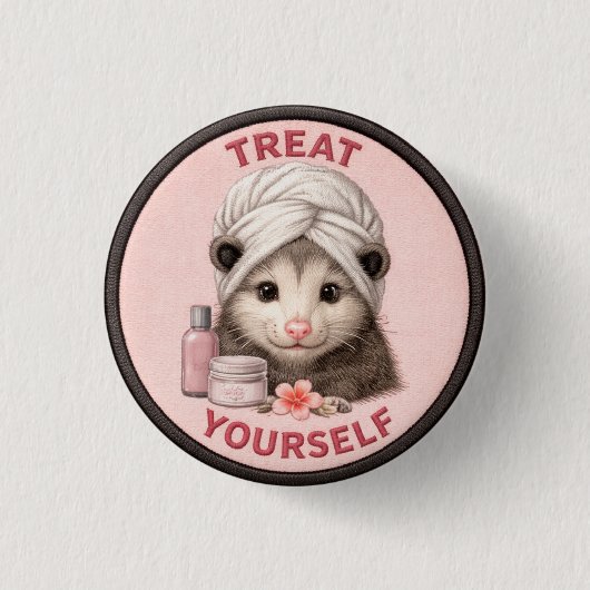 Badge Rond 2,50 Cm Traitez-Vous (Devant)