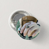 Badge Rond 2,50 Cm TRAMPOLINE HALL (édition virtuelle) - Octobre 2020 (Devant & derrière)