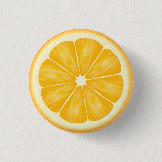Badge Rond 2,50 Cm Tranche orange d'agrumes (Devant)