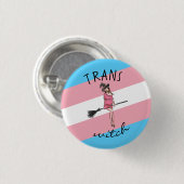 BADGE ROND 2,50 CM TRANS WITCH  (Devant & derrière)