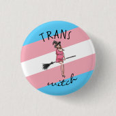 BADGE ROND 2,50 CM TRANS WITCH  (Devant)