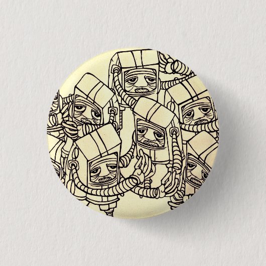 Badge Rond 2,50 Cm travail0189 (Devant)