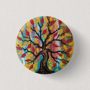 Badge Rond 2,50 Cm Tree of Life