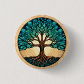 Badge Rond 2,50 Cm Tree of Life (Devant)