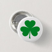 Badge Rond 2,50 Cm Trèfle (Devant & derrière)