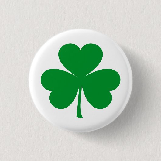 Badge Rond 2,50 Cm Trèfle (Devant)