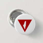 Badge Rond 2,50 Cm Triangle rouge inversé keffiyeh (Devant & derrière)
