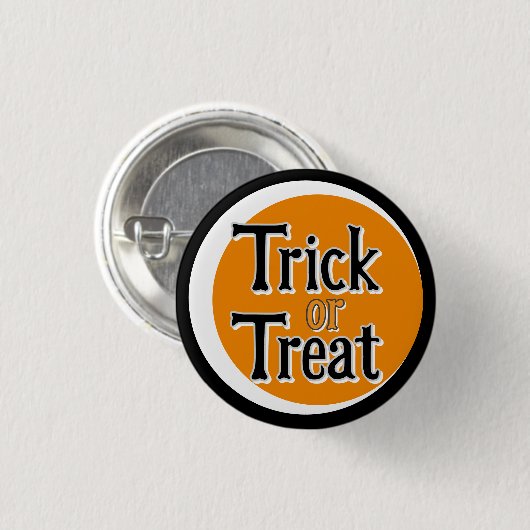 Badge Rond 2,50 Cm tricher ou traiter (Devant & derrière)