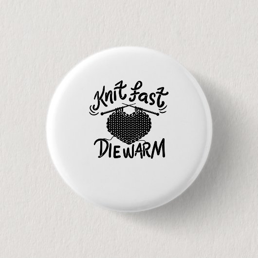 Badge Rond 2,50 Cm Tricot Funny Knitter (Devant)