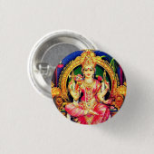 Badge Rond 2,50 Cm Tripura Sundari (Lalita) (Devant & derrière)