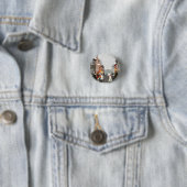 Badge Rond 2,50 Cm Trois navires (En situation)