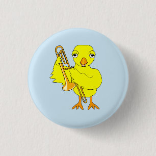 Badge Rond 2,50 Cm Trombone
