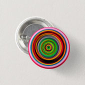 Badge Rond 2,50 Cm Trou de ver psychédélique (Devant & derrière)
