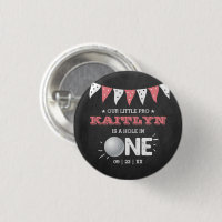 Trou en une fille Golf 1er anniversaire Par tee