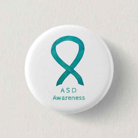 Badge Rond 2,50 Cm Trouble de stress aigu (DMPS) Sensibilisation Épin (Devant)