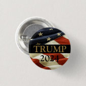 BADGE ROND 2,50 CM TRUMP (Devant & derrière)
