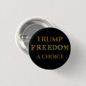 BADGE ROND 2,50 CM TRUMP 2024 (Devant & derrière)