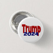 Badge Rond 2,50 Cm Trump 2024 (Devant & derrière)