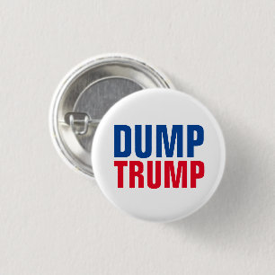 Badge Rond 2,50 Cm "Trump à la baisse"