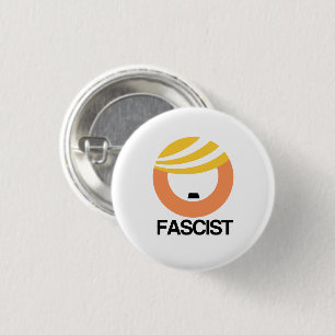 Badge Rond 2,50 Cm Trump est un fasciste