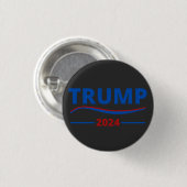 Badge Rond 2,50 Cm Trump et l'Amérique (Devant & derrière)
