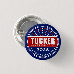 Badge Rond 2,50 Cm Tucker Président 2028