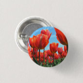 Badge Rond 2,50 Cm Tulipes (Devant & derrière)