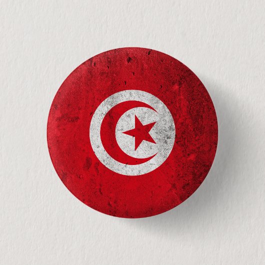 Badge Rond 2,50 Cm Tunisie (Devant)