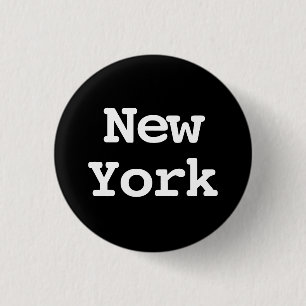 Badge Rond 2,50 Cm Typographie personnalisable de New York 2