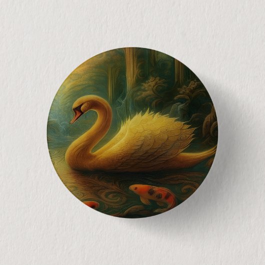Badge Rond 2,50 Cm Ugly Duck Button (Devant)