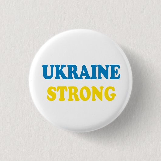 Badge Rond 2,50 Cm Ukraine forte (Devant)