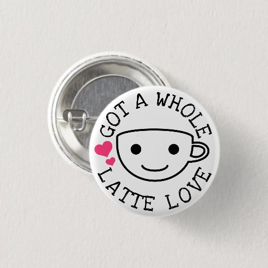 Badge Rond 2,50 Cm Un amour latent (Devant & derrière)