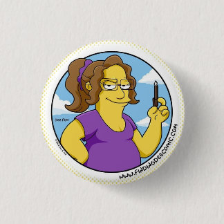 Badge Rond 2,50 Cm Un hommage à Dee très jaune