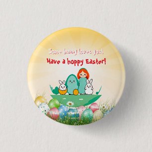 Badge Rond 2,50 Cm Un lapin t'aime