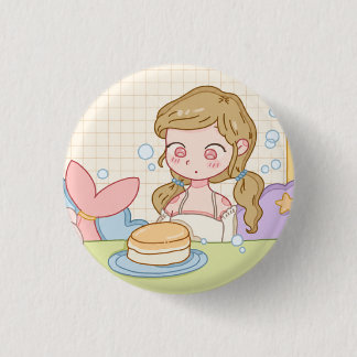 Badge Rond 2,50 Cm 🫧Un moment de la Petite Sirène 🫧
