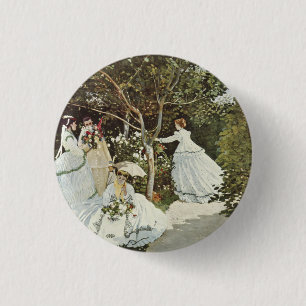 Badge Rond 2,50 Cm Un moulin à vent à Zaandam Claude Monet