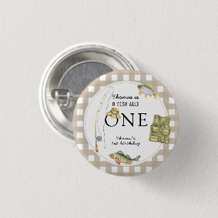 Badge Rond 2,50 Cm Un petit pêcheur fête d'anniversaire