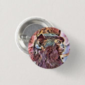 BADGE ROND 2,50 CM UN PEU DE SINGE (Devant & derrière)