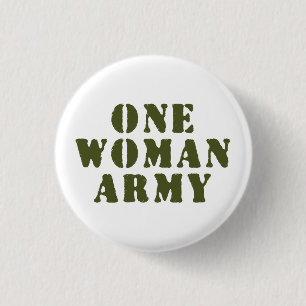 BADGE ROND 2,50 CM UNE ARMÉE FEMME