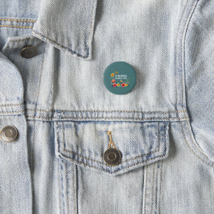 Badge Rond 2,50 Cm Une humble abeille bourdon