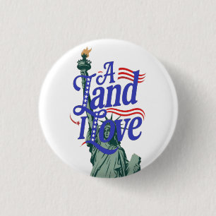 Badge Rond 2,50 Cm Une terre que j'aime