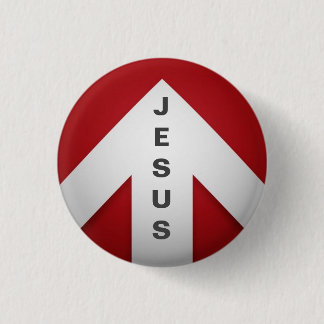 Badge Rond 2,50 Cm Une voie - Jésus