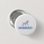 Badge Rond 2,50 Cm Unicorne drôle (Devant & derrière)