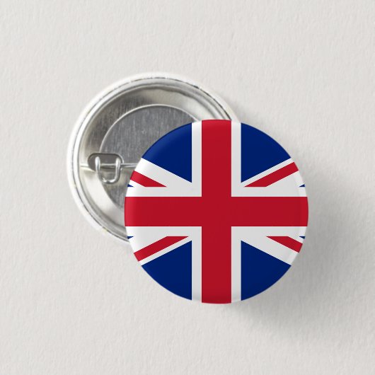 BADGE ROND 2,50 CM "UNION JACK " (Devant & derrière)