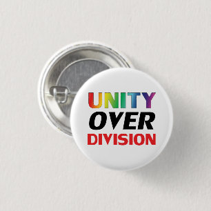 Badge Rond 2,50 Cm Unité sur la division - lgbtq, lgbt pride arc-en-