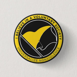 Badge Rond 2,50 Cm Universalize l'insigne de non-violence
