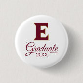Badge Rond 2,50 Cm Université Elon E (Devant)