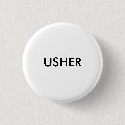 BADGE ROND 2,50 CM USHER (Devant)